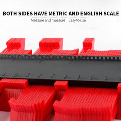 Locking Wider Contour Gauge 1Pcs Profile Tool Tiles Edge Shaping Wood Measure Ruler Laminate Wood Marking 5 6 10 20 Inch