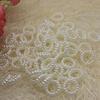 White Colors ABS Hollow Round Pearls Loose Ring Beads Pearl Embellishments Jewelry Phone DIY Garment Beads Crafts