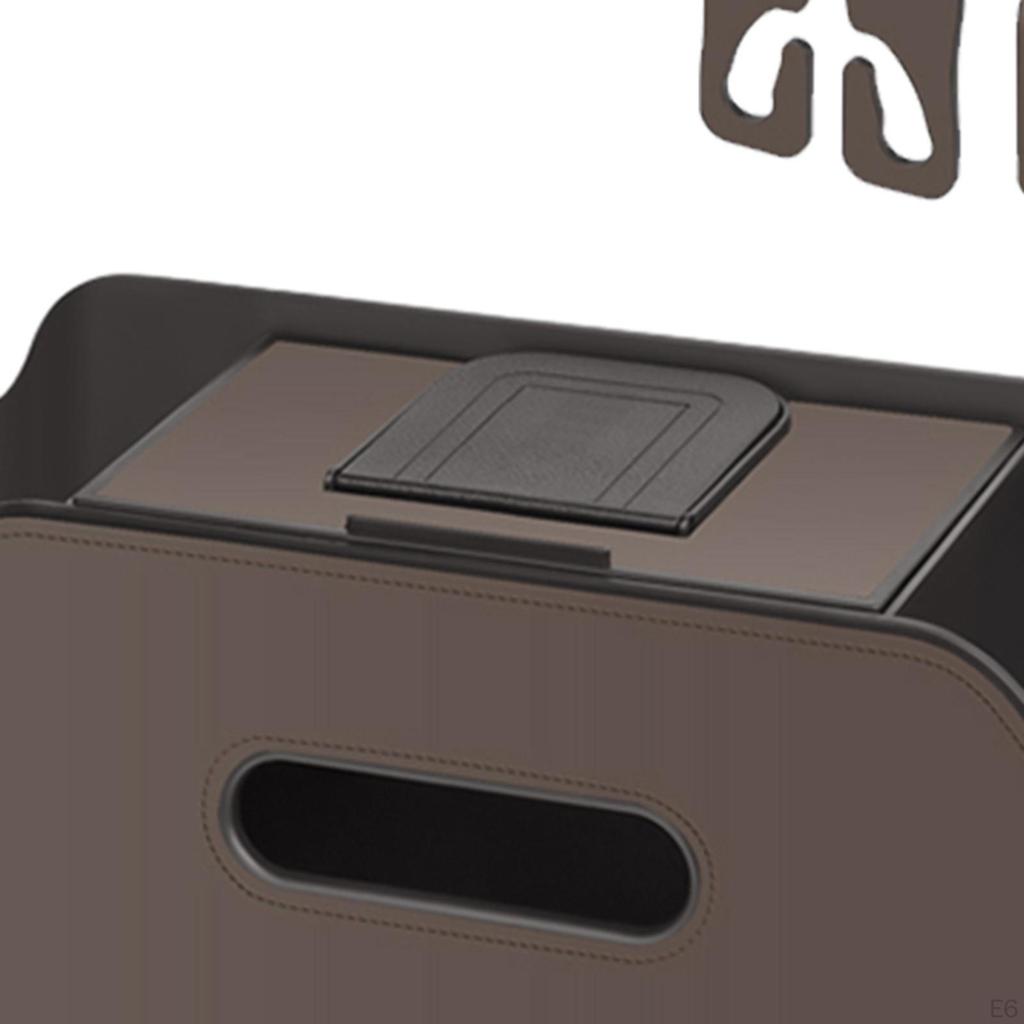 Car Seat Back Organizer Tissue Box 2 Cup Holder Convenient Keep Easy Installation with Hooks Hanger