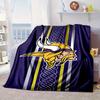 Vikings Team Spirit Portable Blanket/Soft Blanket Bedding Blanket Suitable for Travel Camping Living Rooms Offices Sofas Fan Gifts