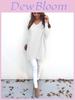Sweet Girly Vneck Pullover Long Sleeve Top Womens Slim Fit Polyester Autumn Casual