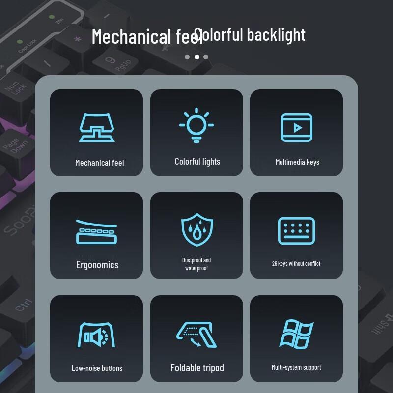 SooPii Wired Office & Gaming Keyboard