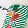 Spring Summer Dog Striped Knitted Funny Hat Vest Set Medium Small Dog Teddy Cat Pet Dog Clothes