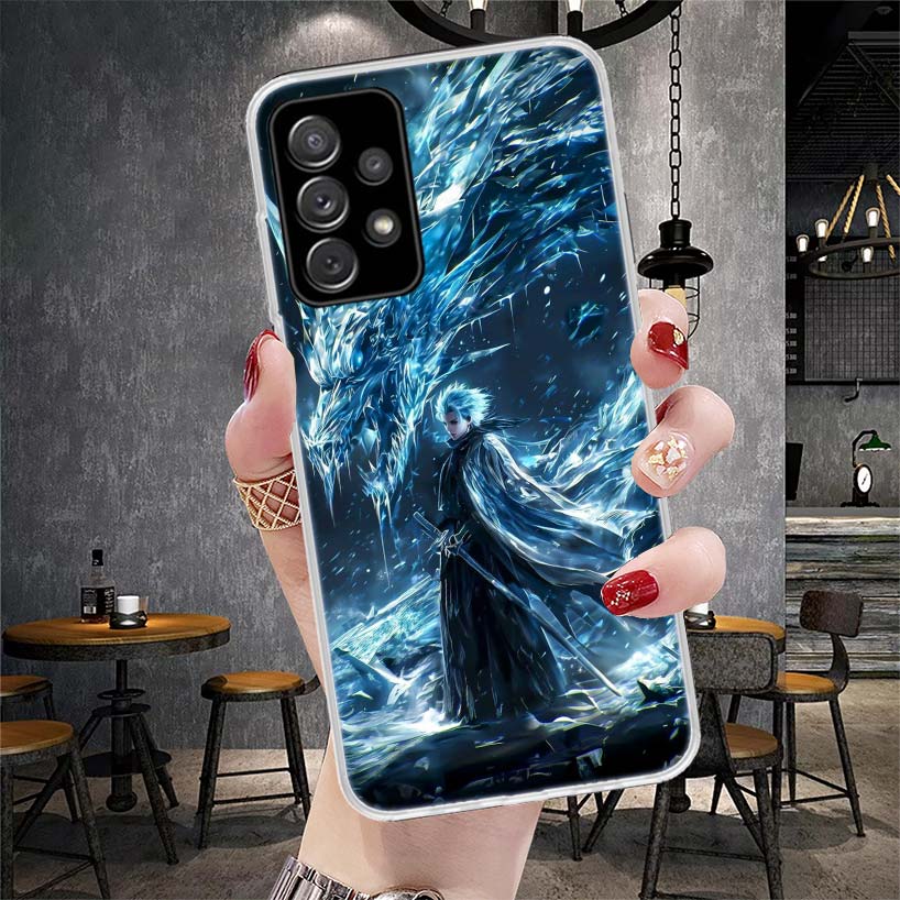 Hitsugaya Toushirou Bleach Soft Phone Case For Samsung Galaxy A13 A14 A15 A16 A17 A53 A54 A55 A56 A57 A33 A34 A35 A36 A37 A23 A2