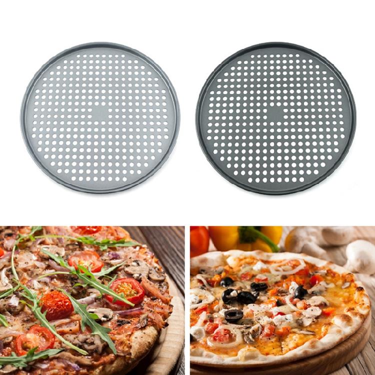 Non-Stick Tray Tools Crispy 14 inch Round with Nonstick Coating for Home Kitchen
