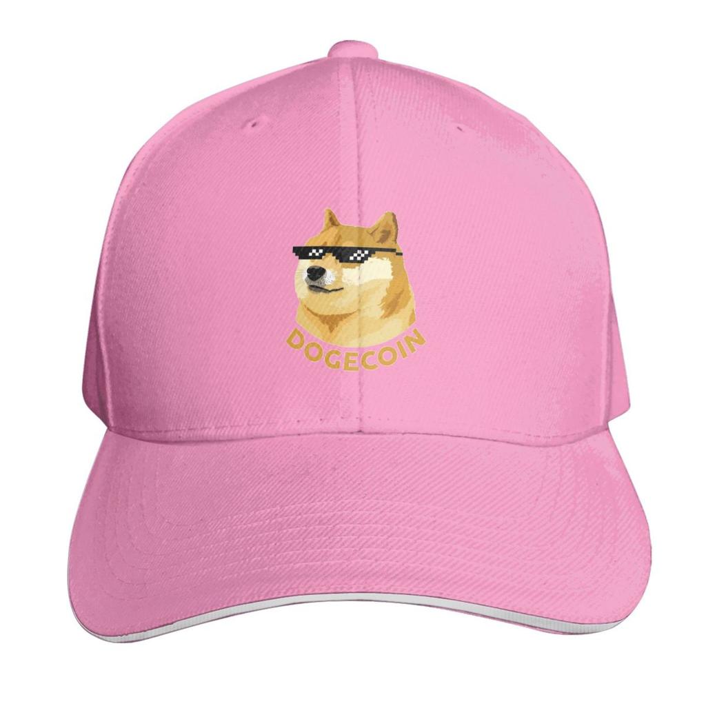 Doge The Dogecoin Funny Bitcoin Cap Fashion Casual Baseball Caps Adjustable Hat Hip Hop Summer Unisex Baseball Hats