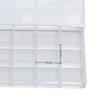 2PCS Transparent Paint Box 15 Grids Art Pigment Container  Daily Art Class Arrangement