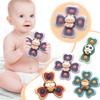 Brinquedo de carrossel com ventosa para bebês, brinquedo de carrossel divertido para chuveiro e brincadeiras aquáticas