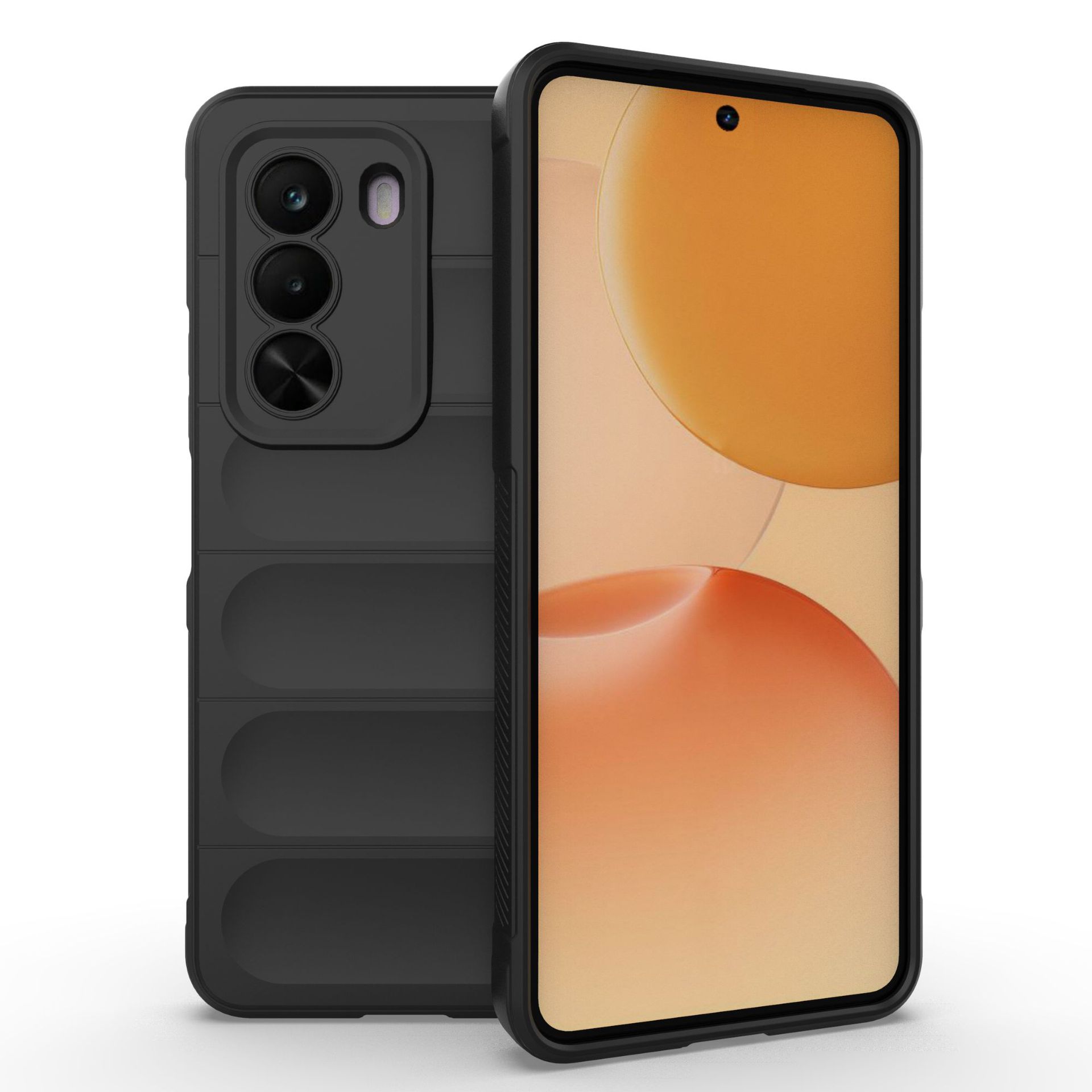 

Oppo Realme P4X Phone Case,Soft TPU Shockproof Phone Cover for Oppo Realme P4X чёрный