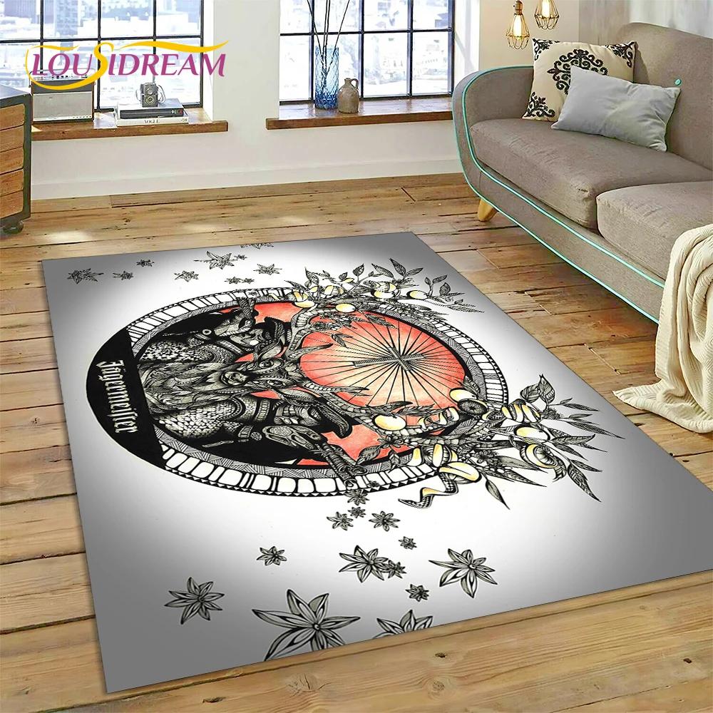 27 Style German J-Jaegermeister Elk Carpet Rug for Bedroom Living Room Home Sofa Decoration,kids Game Play Decor Floor Mat Gift