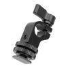 15mm Single Hole Pipe Clamp Camera Accessory Aluminum Alloy Hot Shoe Extension Bracket Mount for Photography