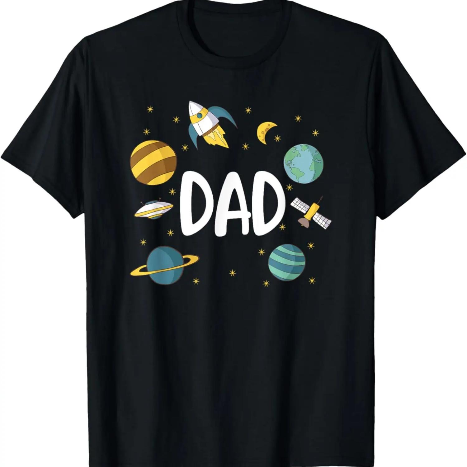 Футболка  Папа Космический День Рождения S