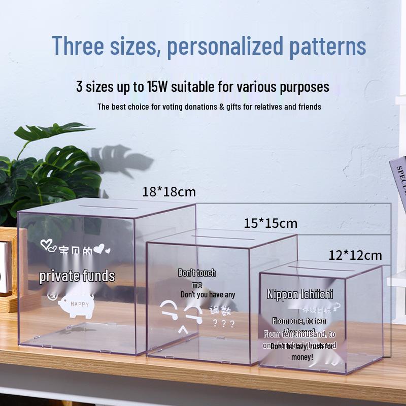 2025 Anti-Fall Large Capacity Piggy Bank for All Ages