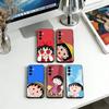 Chibi Maruko-chan Handyhülle Für Samsung Galaxy A73,A72,A71,A70,A53,A52,A51,Andere Weiche Schwarze Hülle