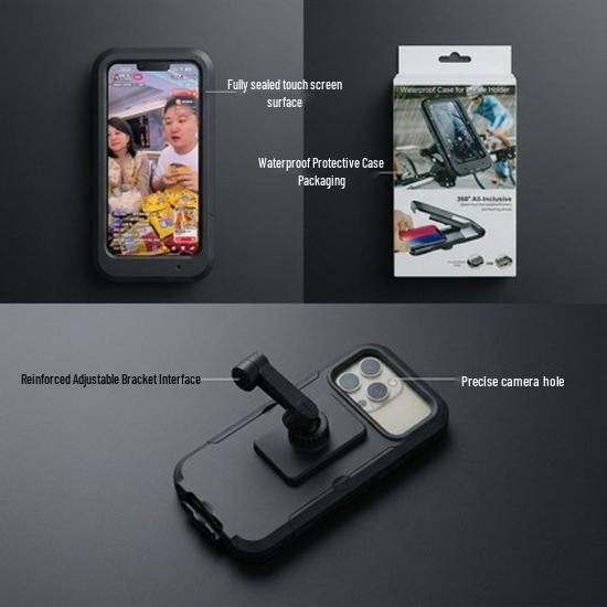 

Universal Foldable Magnetic Phone Holder for Motorcycle & Car - Suction Cup & Air Vent Mount 10.5 x 6.5 x 22.8 cm