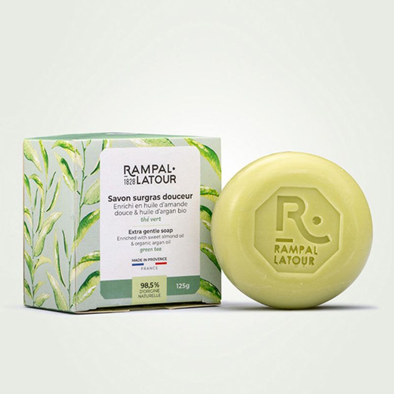 Rampal Latour Savon Ronde Green Tea 125g Sabon Longde Green Tea 125g