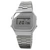 Casio Digital Watch Vintage Series A168WEM-7 Silver Mirror