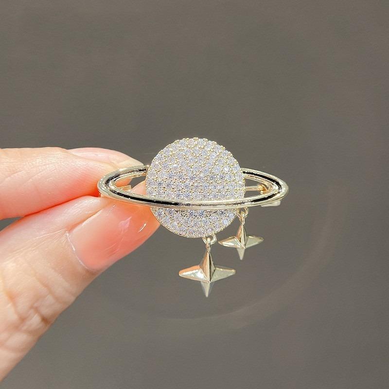 New Alloy Brooch High-end Niche Women's Peony High-end Pin Coat Suit High-end Versatile Brooch