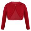 Little Girls Long Sleeve Cotton Solid Knit Bolero Cardigan Shrug Sweaters Birthday Party Dress Coat