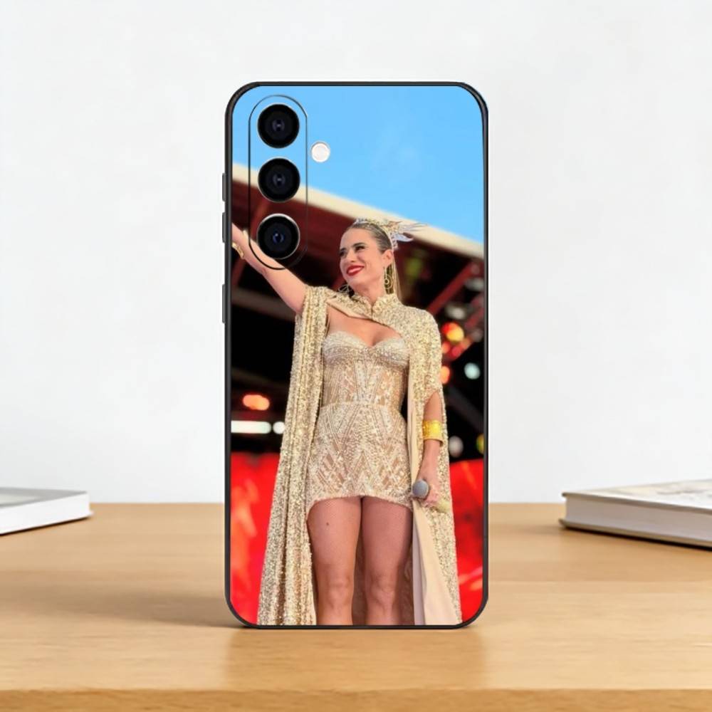 Queen of Flow La-Reina-Del-Flow Phone Case For Samsung Galaxy A73,A72,A71,A70,A53,A52,A51,Others Soft Black Cover