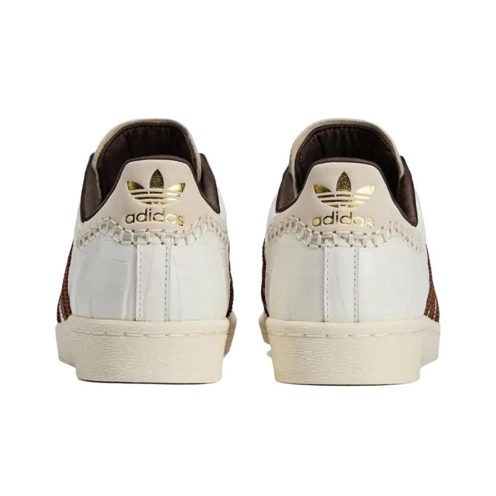 Wales Bonner x adidas Superstar Croc - Fuchsbraun Unisex Sneaker Creme Wunderweiß KH8797