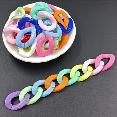 Náhrdelník Náramek Přívěsek 10 ks 17*24 mm Volné Korálky Klíčenka Výroba Šperků DIY Komponenty Kroucený Řetízek Šperky