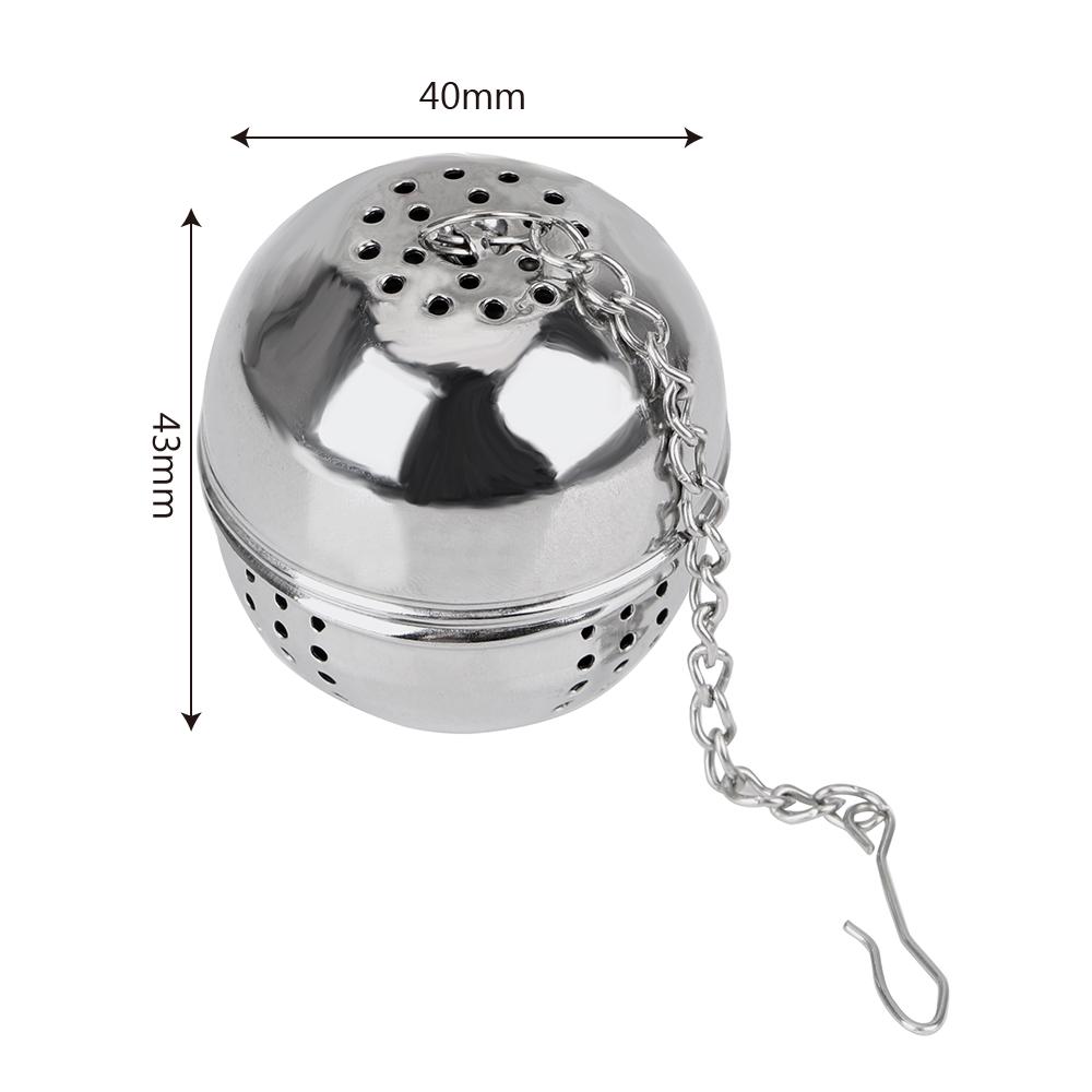 Accessoires pour le thé, infuseur à thé en forme de boule, accessoires de cuisine pour la maison, filtre en maille d'acier inoxydable, passoire suspendue