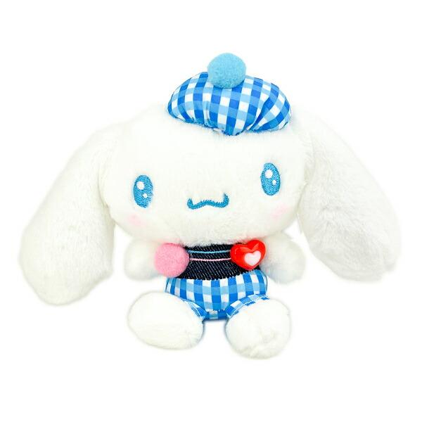 Sanrio Cinnamoroll Gingham Denim Mascot Plush Cinnamon Sanrio