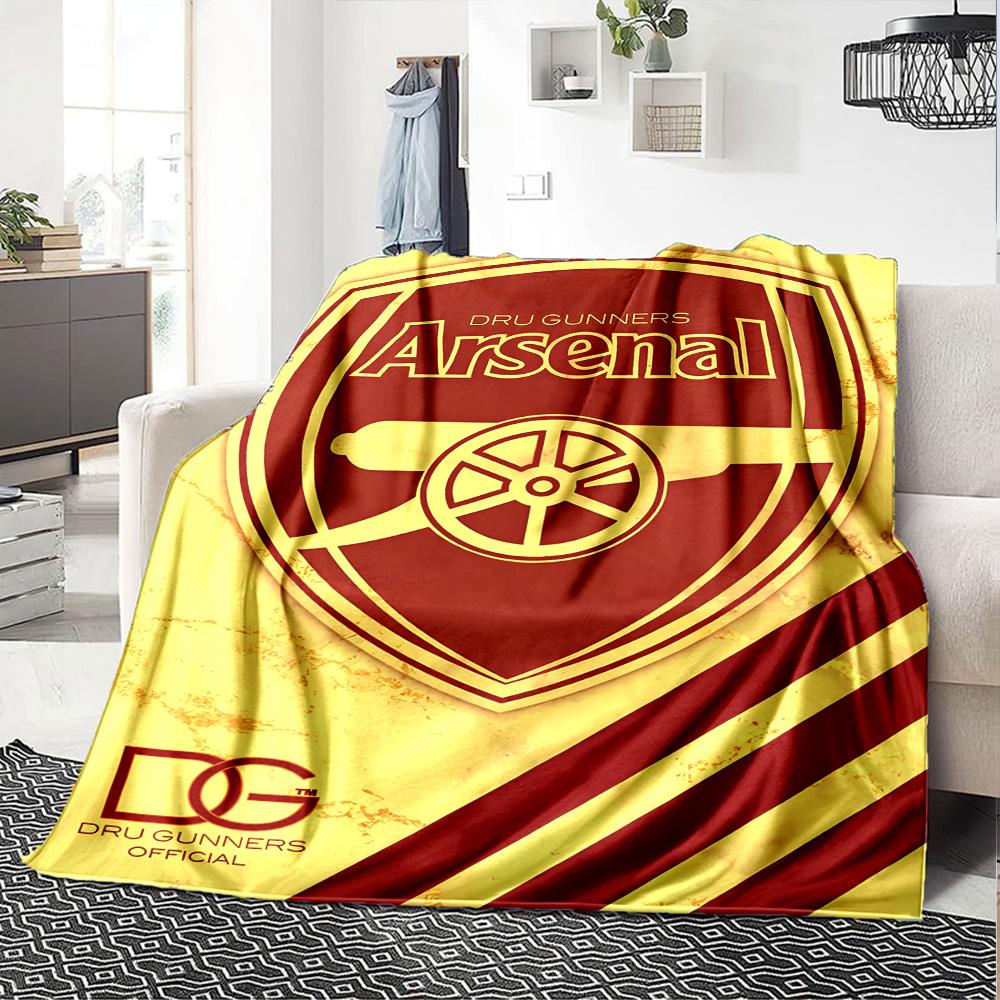 Arsenal Blanket Comfortable Suitable for Office Seaside Picnics for All Occasions Warmthful Decor Birthday Christmas Gift Blanket