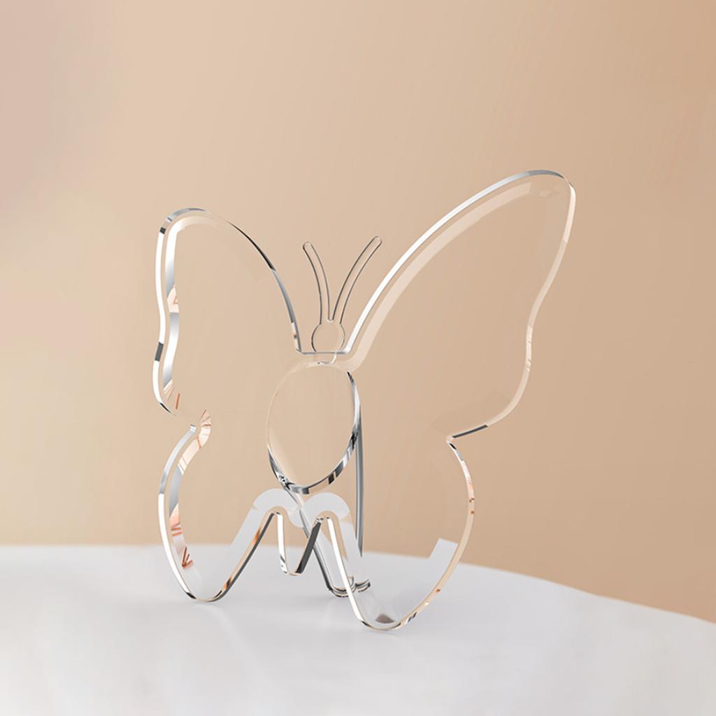 Butterfly Acrylic Photo Frame Vase Art Hydroponic Flower Vase Desktop Plant Holder Decor Vase Home Decoration Ornaments