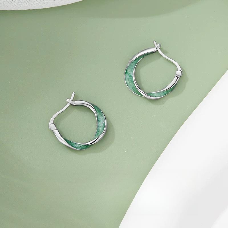 Mobius Rings, Earrings, Women's New Niche Light Luxury, High-end Ear Buckle Ear Jewelry, Birthday Gift.
