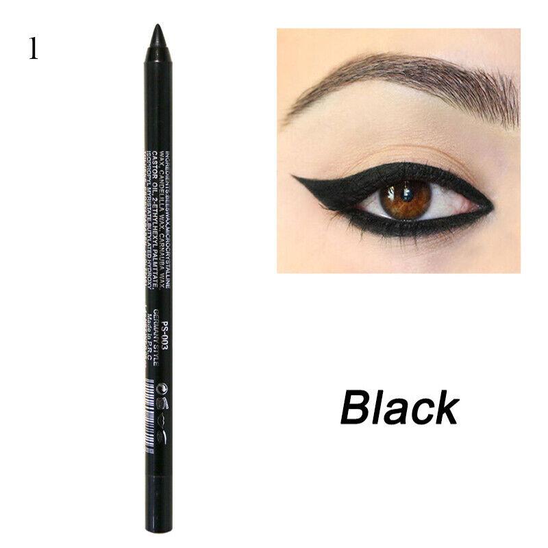 

Красочная жидкая подводка для глаз, карандаш для глаз, гелевые ручки, долговечный водостойкий макияж чёрный