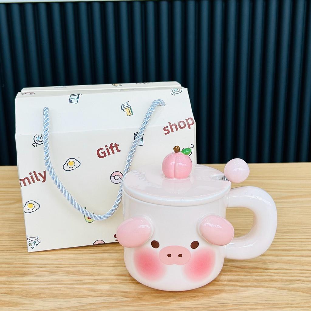 Vánoční dárek pro dívky Vánoční hrnek Malý dárek pro nejlepší kamarádku Přítelkyni Praktický hrnek na vodu Kreativní dárková krabička Hrnček