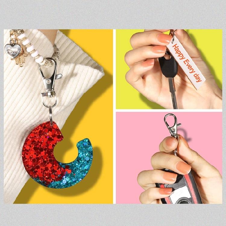 Metal Swivel Lobster Claw Clasps for DIY Keychain Lanyard, Jewelry Making