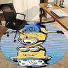 1PC Minion Pattern Office Round Area Rug, Indoor Mat Suitable For Office, Under Office Chairs Bedroom Living Room Home Decor DT1212031