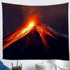 Tapiz de Volcán Tapiz de Geología Natural Tapiz de Paisaje de Erupción de Magma Colgante de Pared para Decoración de Dormitorio Sala de Estar Dormitorio