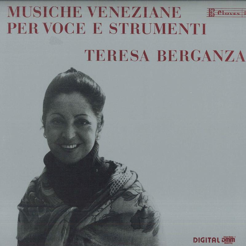 

LP Record TERESA BERGANZA Musiche Veneziane Per Voce E Strume D8206 CLAVES 1982 Switzerlan Classical Used