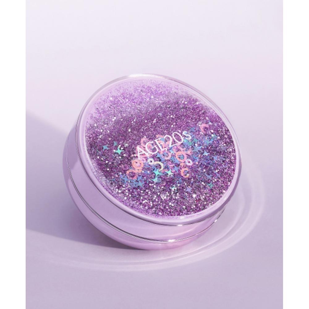 Age 20 S New Original eSSence Pact Shining Drop Edition Purple caSe+2 refillS
