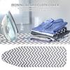 150x50cm Silicone Ironing Board Cover Elastic Edge Heat Reflective Non Stick with Secure Straps/Nose Pocket for Iron Accessories