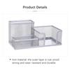 Multifunctional Pen Holder Creative Metal Iron Art Storage Pen Holder Student Stationery Desktop Office Storage Box