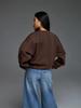Women's Versatile Loose Plus Velvet Letter Print Sweatshirt - 2024 Autumn/Winter Lazy Style, Thickened, Round Neck