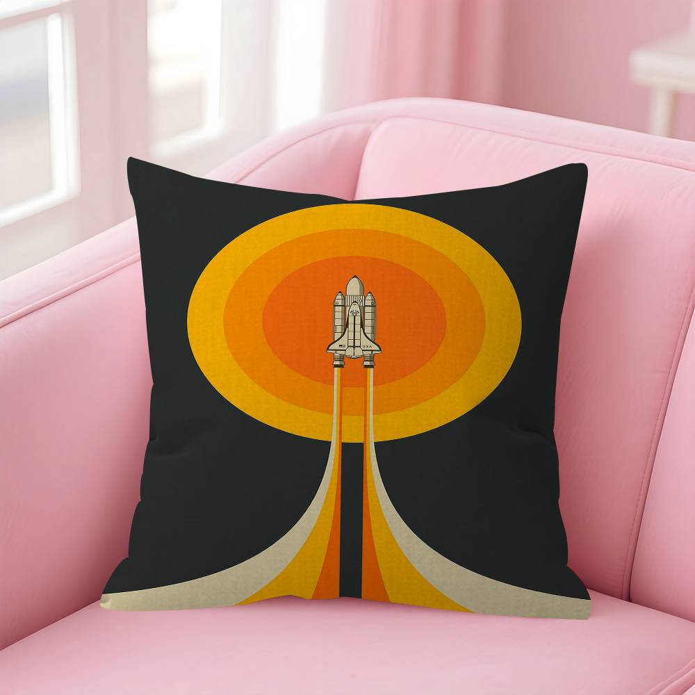 Minimalist Iconic Aviation Supersonic Cushion Cover Car Throw Pillow Case For Sofa Car Christmas Gift 40X40Cm 45X45Cm