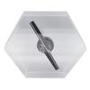 Holographic Advertising Machine 3D Naked Eye LED Fan with Hexagonal Protective Cover for Store