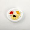 5Pc 1/12 Dollhouse Miniature Breakfast Plate Egg Bread Mini Food Model Ornaments