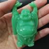 Glowing Man-made Jade Stone Chinese Maitreya Buddha Statue Sculpture For Home Garden Decoration Laughing Buddha Statues Figurine