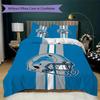 Detroit Lions Pattern Bedding uilt Set uilt Cover Pillowcase Home Decoration Birthday Gift (1*duvet cover + 2*pillowcase without core)