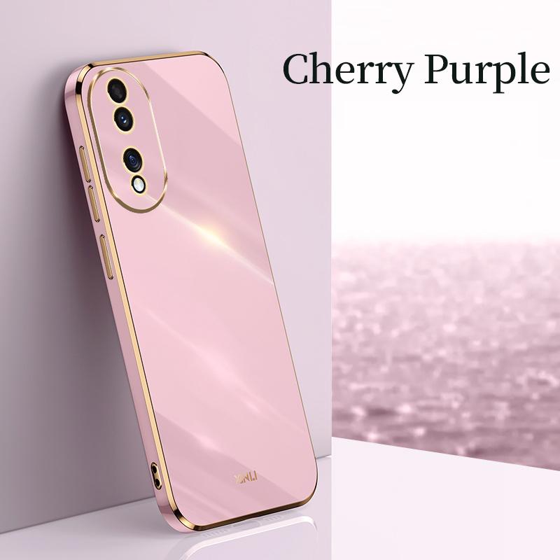 Glitter Bling Square Plating TPU Phone Case For Huawei P50 P50E Honor 80 70 60 50 Pro SE X8 5G Shockproof Bumper Soft Silicone Cover