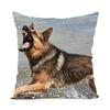 German Shepherd Dog Printing Polyester Pillowcase Home Sofa Office Chair Pillow Cover Decorative Cushion Cover 45X45Cm