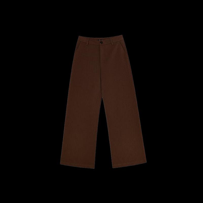 HECO Women's Wool Blend Straight Leg Trousers