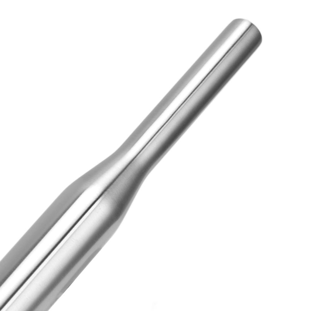 Silver Rolling Pin 304 Stainless Steel Dough Roller Durable Pizza Dough Roller  Bakery Pizzeria